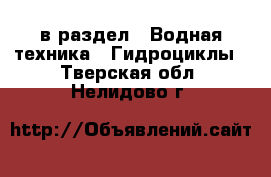  в раздел : Водная техника » Гидроциклы . Тверская обл.,Нелидово г.